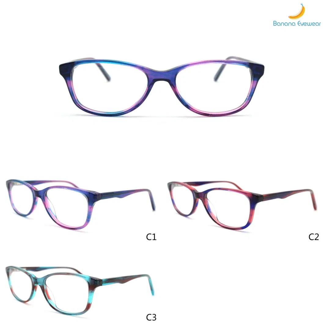 Latest Design Fashion Lady Acetate Optical Eyewear