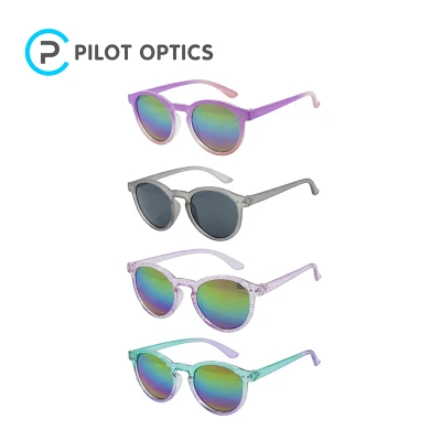 Pilot Optics ラウンド キッズ カスタム ロゴ サングラス ホットセル サングラス