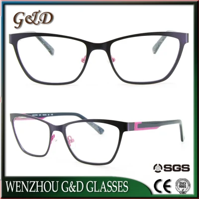 製造モデル卸売在庫注文金属光学フレーム眼鏡